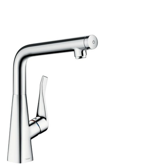 Hansgrohe-HG-Spueltischmischer-320-Metris-Select-M71-1jet-chrom-14883000 gallery number 1